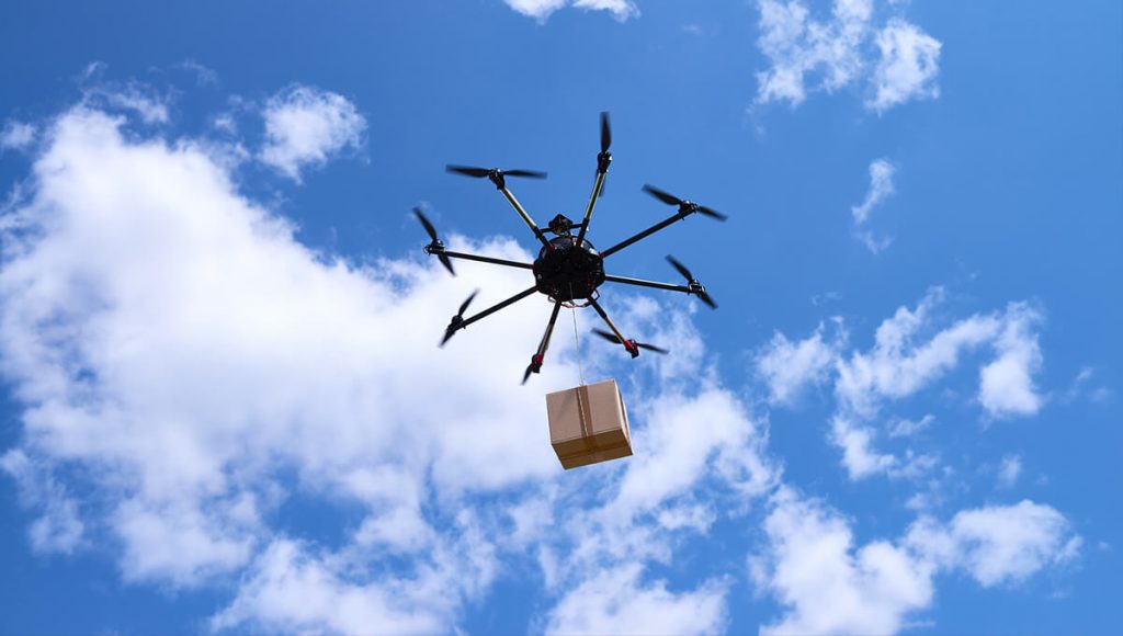 Drohnen für Lieferdienste