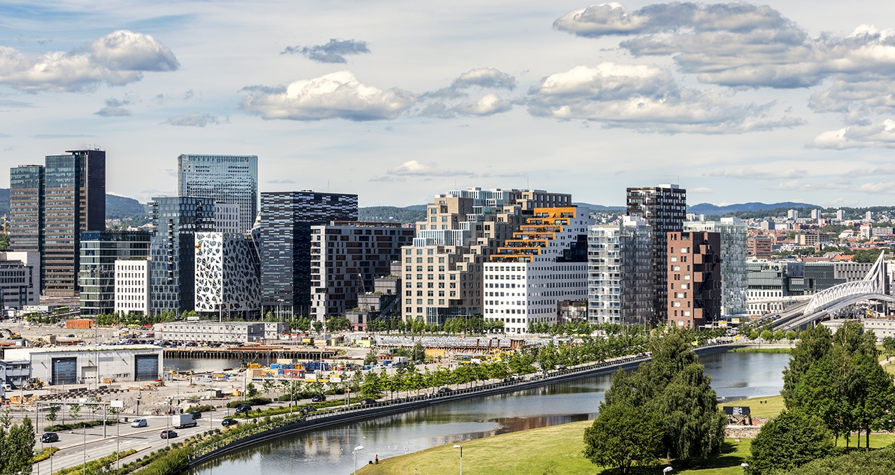 Barcode Project // Oslo, Norway // 1:1 Scale Replica Minecraft Map