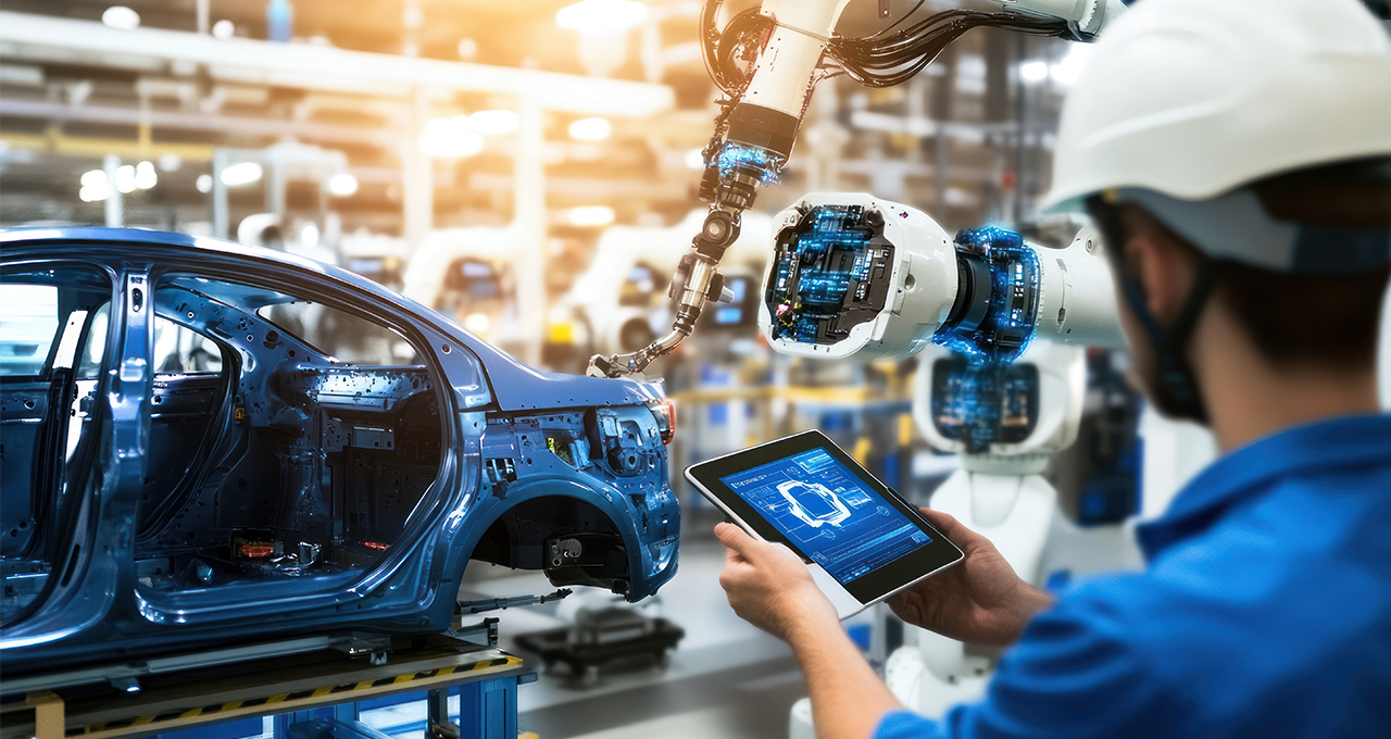 AI, cloud, data: the automobile industry in the smart factory era